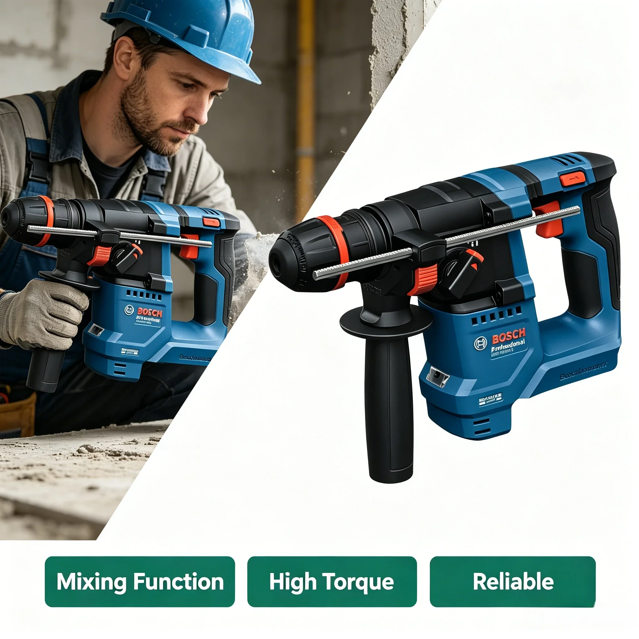 BOSCH GBH 18V-18X 18В Бесщеточ – обзор и цена Power Tools Professional